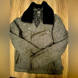 Armani exchange men’s gray jacket size large